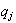$q_{j}$