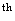 $^{\QTR{rm}{th}}$