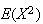 $E(X^{2})$