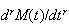 $d^{r}M(t)/dt^{r}$